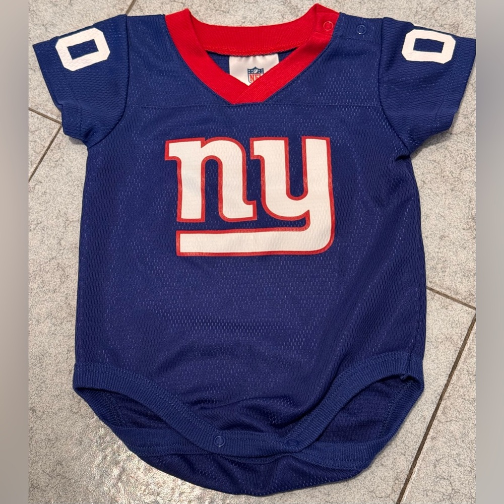 NFL New York Giants Baby Onesie - Blue and Red
